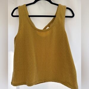 Gold patterned madewell tank